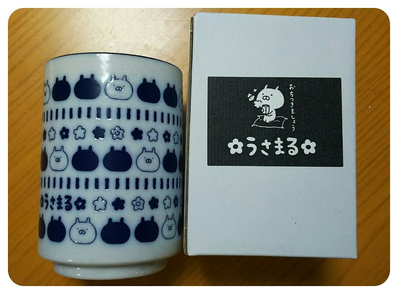 このお寿司さんにあるようなデカ湯呑で
お茶飲むとほんわかするよ
箱も可愛くて小物入れにしてまーす(^^)/

#湯呑
#うさまるに癒されている
#うさまる大好きな人と繋がりたーい