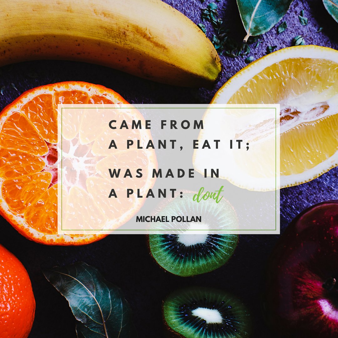 AllThingsNutr_'s tweet photo. Some #FoodForThought. Quote from @michaelpollan #AllThingsNutrition #Quote #Organic #CleanEating #HealthyLifestyle #CleanChoices https://t.co/nhj2ImdOCe