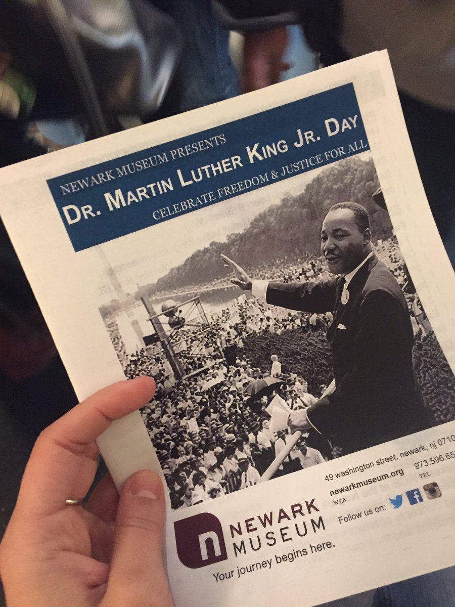 kswoelfel's tweet image. Shout out to the @NewarkMuseum and the incredibly thoughtful #MLKDAY program they had today. #FreedomAndJusticeForAll ✊🏾