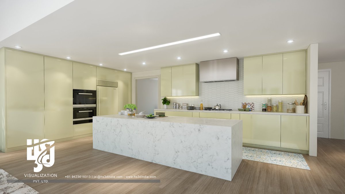 hs3dindia's tweet photo. #KITCHEN #NTERIORRENDERING #APARTMENTINTERIOR #BUNGALOWINTERIOR #VILLAINTERIOR #LUXURYINTERIOR #LAVISH #WHITE #hs3dIndia #CGI #MODERN https://t.co/HZtbL9fSCM