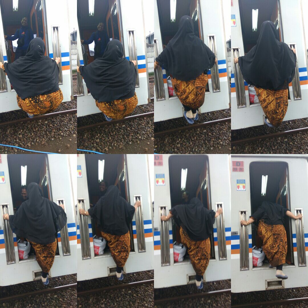 Efek peron stasiun #solojebres yang kurang panjang. Dan kurangnya aksesibilitas penumpang. Mohon perhatian dari <a href="/KAI121/">Kereta Api Indonesia</a>