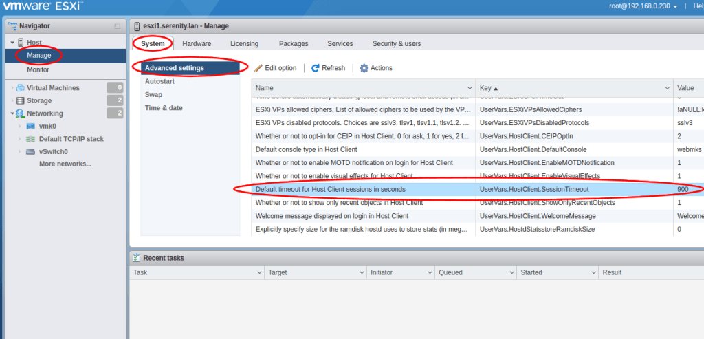 SerenityNetwrks's tweet photo. Increasing the ESXi 6 &amp; 6.5 Host Client Session Timeout for the Web Interface https://t.co/69wp1EC2Qu https://t.co/pgYcUZuvm1