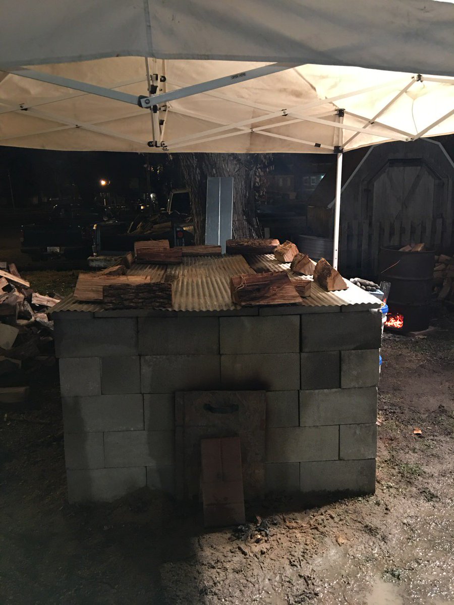 17thstreetbbq's tweet photo. Old school. One of our hogs is in this #brickpit #gowholehog https://t.co/yWUaWmhmHF
