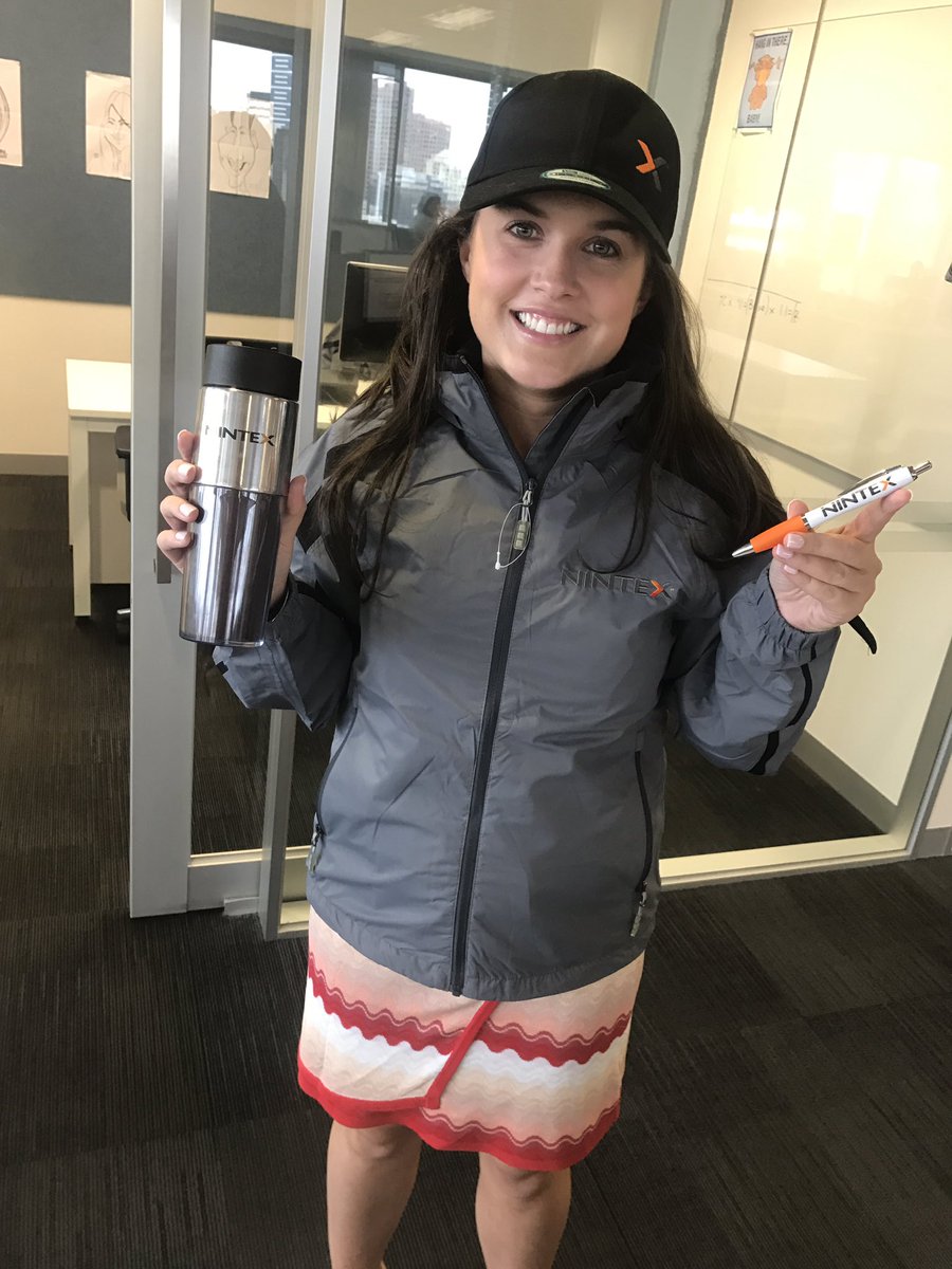 CynthiaCunden's tweet photo. @amydegnan from the Melbourne office representing #Nintex in style! https://t.co/bHMjPW3REH