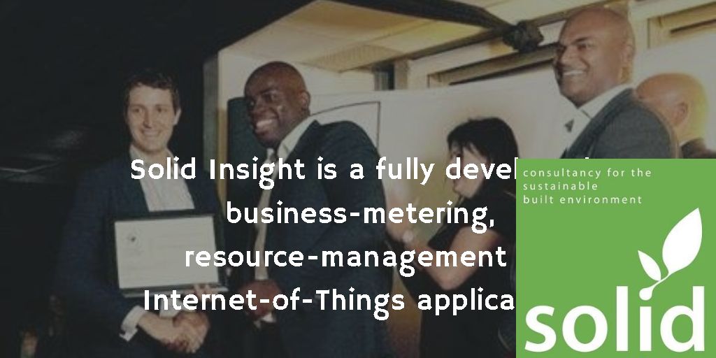 SolidGreen_SA's tweet photo. #SolidInsight was piloted at @GBCSA & at Solid Green’s offices. In 2016, the platform was rolled out to the residential market as well. https://t.co/4rCVp6iDss