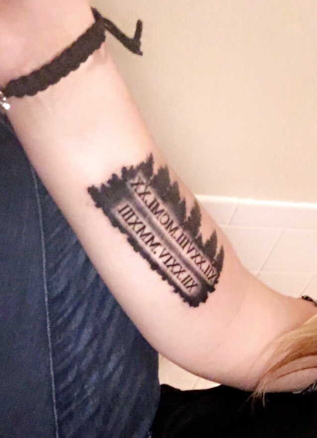 BenjesSidney's tweet photo. My dad honored his 18th with a tattoo so figured I had to honor my dad on my 18th with one😇 #ouch #tattedup https://t.co/Jge2t4cczR