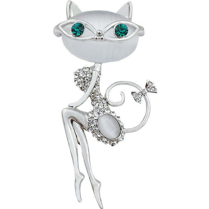 1OneTreeHouse's tweet photo. Glasses-wearing cat rhinestone brooches pins  https://t.co/eHsCJdRP7h #brooch #pin #jewelry #accessory #womensfashion #style https://t.co/BeDNeoqsoT