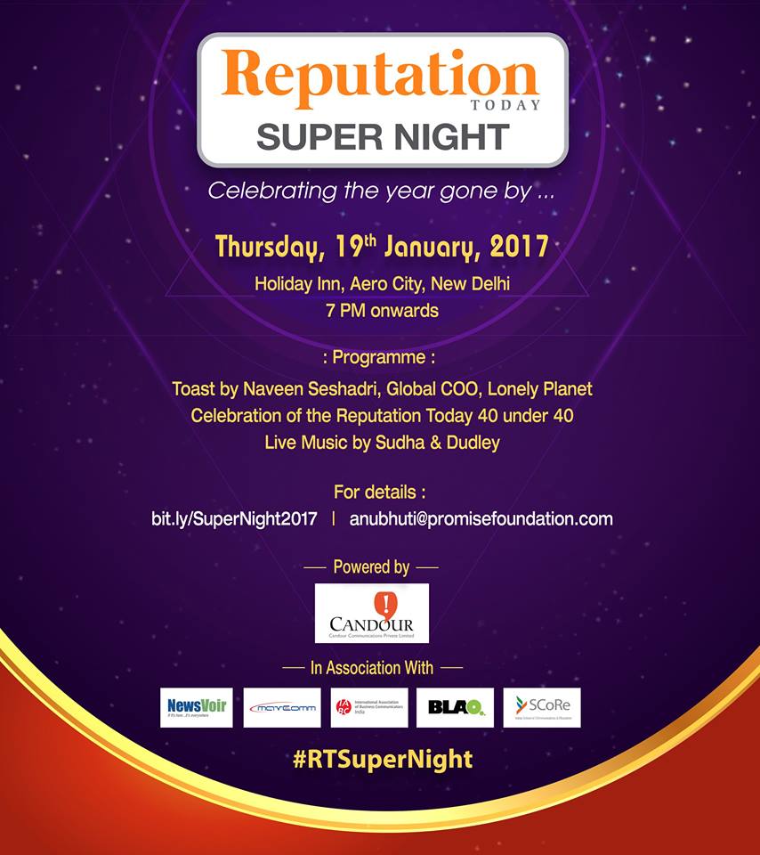 RepTodayMag's tweet photo. Over 110 senior communications professionals have already registered for #RTsuperNight. 15 spots remain. Registration closes at 3 pm today. https://t.co/FyBlx9PlVC