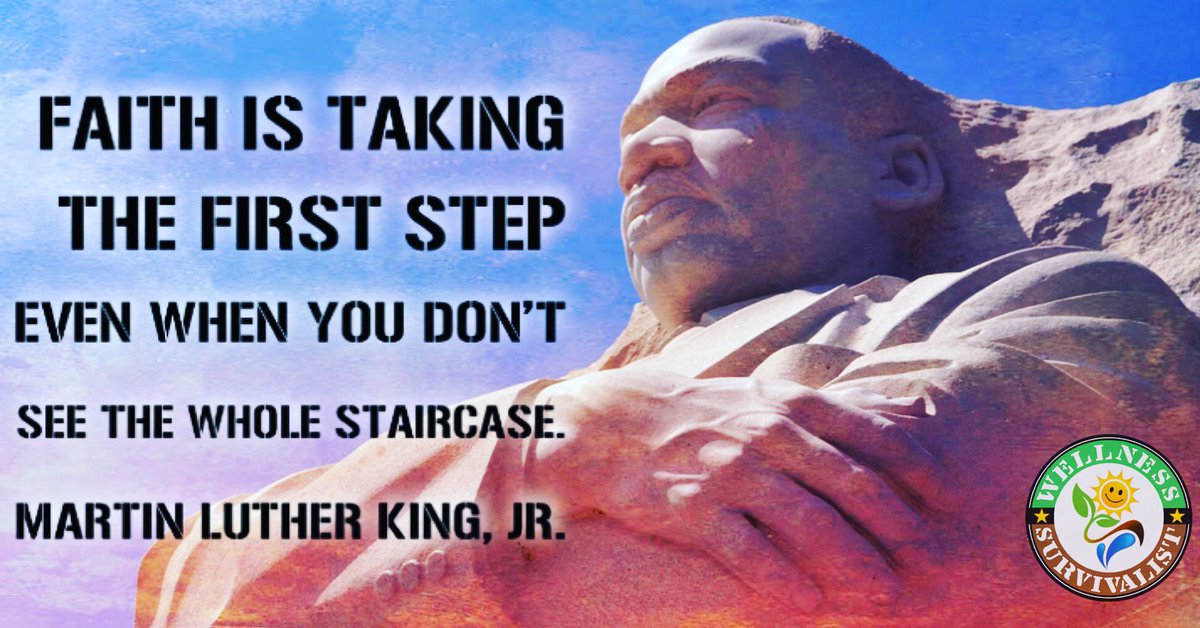 "Faith is taking the first step even when you don't see the whole staircase." - Martin Luther King, Jr. #quotes #martinlutherking