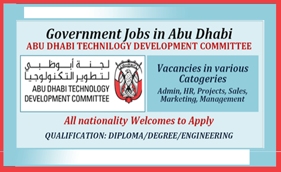 TracingCareer's tweet photo. Govt Jobs At AbU Dhabi Technology Development Committee https://t.co/5y5aFoHm8M https://t.co/h8DUET88yW