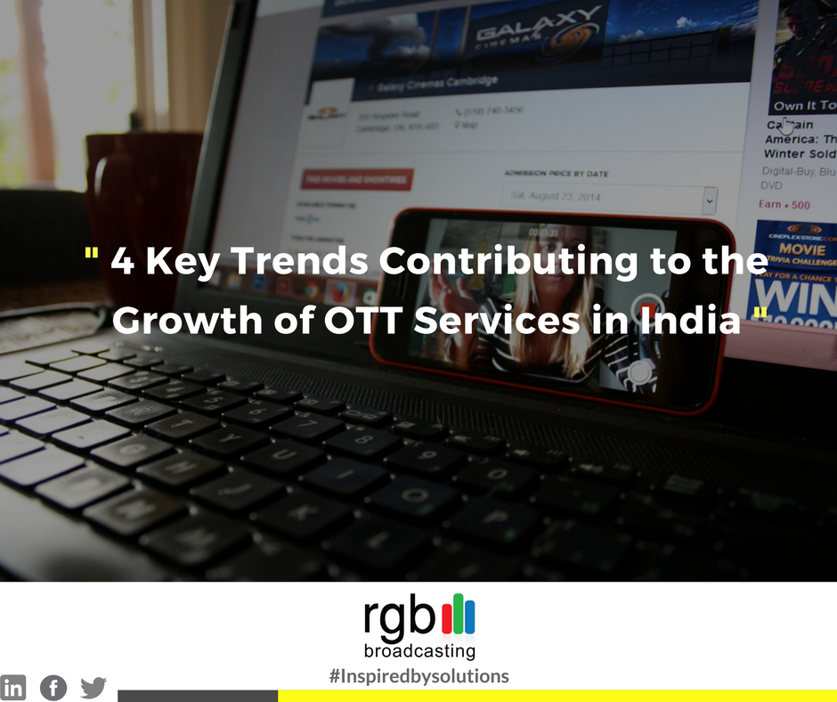rgbbroadcasting's tweet photo. 4 Key Trends Contributing to the Growth of #OTT Services in India https://t.co/IQ8jgNYiYu @rgbbroadcasting @Brightcove #Inspiredbysolutions https://t.co/u7NX5Bv9PT
