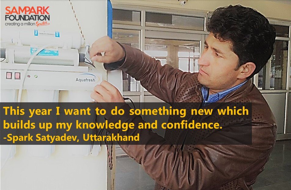 Samparkorg's tweet photo. Each day is a new beginning to new ideas &amp; challenges. 
Spark Satya shares his vision #yearofsmiles #sparkvision #samparkstories https://t.co/WTIbvHnji4
