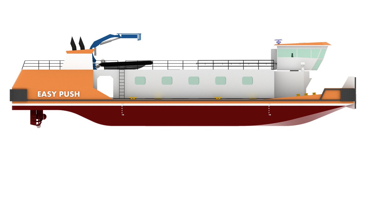 KhalelaSA's tweet photo. #EasyPush #PushTug #Tug #Towboat #design #KHALELA 2017 ideal para hidrovias #Transporte #Fluvial #RioMagdalena #Cormagdalena 16000 tons https://t.co/Lapf052SGJ