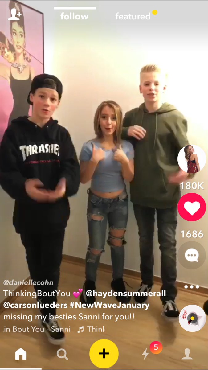 carsonlueders's tweet photo. Go check out all of the musicallys we made together! Let's get one to a Million!😝 https://t.co/DvVasyu1fC