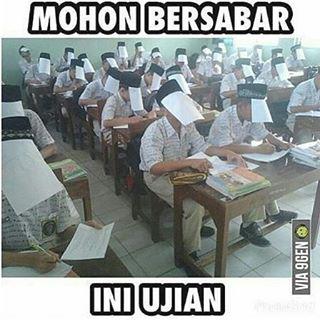 Mohon bersabar ini ujian