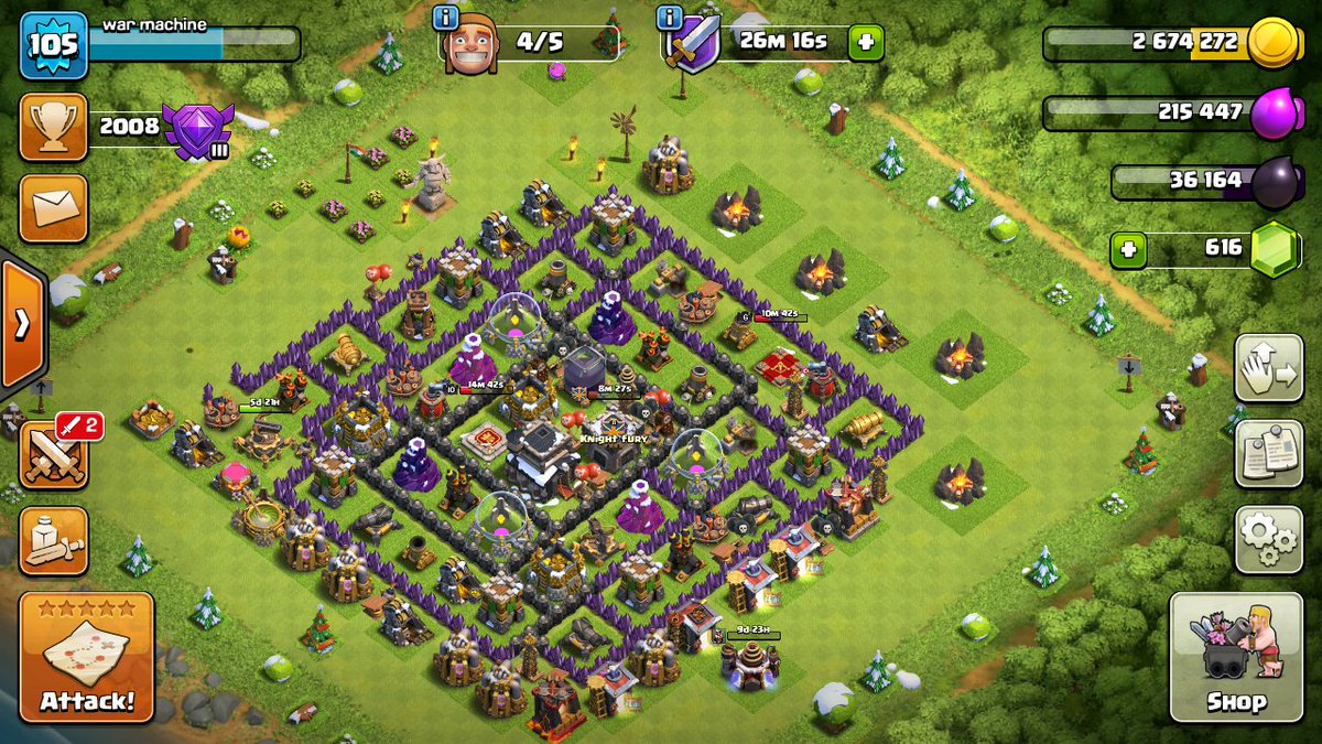 Akash_jai's tweet photo. What a bug.. no human figure in @ClashofClans #coc #cocbug who will defend my village now..😂😂 https://t.co/kLqe0wLp3j