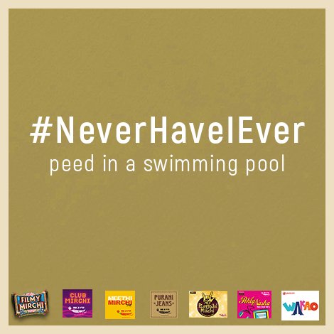 FilmyMirchi's tweet photo. Can you say #NeverHaveIEver in the situations given below? 
Tag your friends who you think HAVE done these things and see how they react! https://t.co/2P7phr4aHJ