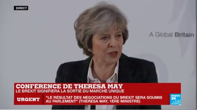 While Theresa May is delivering hard Brexit, a little and blurry "Global Britain" is looming in the background.