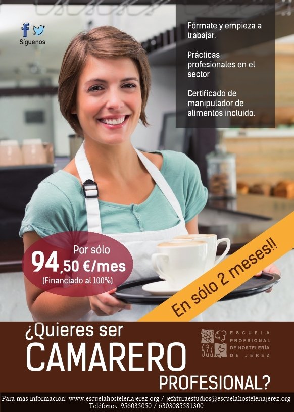 EH_Jerez's tweet photo. Empieza el año preparándote para un gran futuro en la #hostelería. ¡Inscripción abierta! https://t.co/7FAX4I7me8