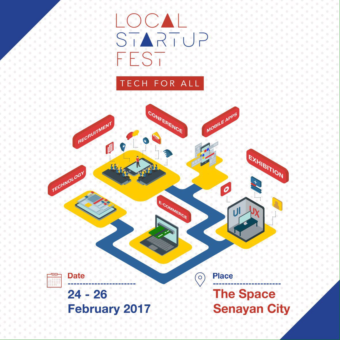 IndonesiaIMA's tweet photo. JOIN THE BIGGEST STARTUP EXHIBITION IN JAKARTA!

In LocalStartupFest we try to connect startup with their potential user. https://t.co/bWgtAr1Kbm