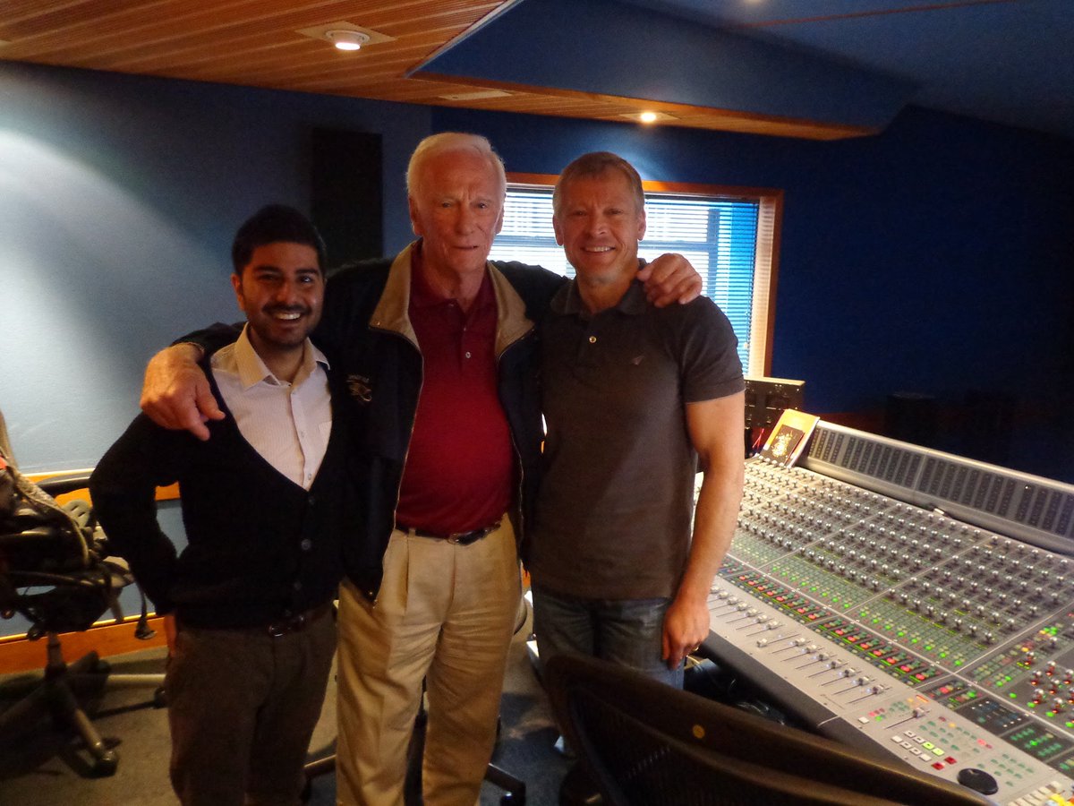 It was such an honour to have Gene Cernan in the mix with Molinare's George &amp; Nas on <a href="/LastManOnMoon/">TheLastManOnTheMoon</a> He will be sorely missed by us all x