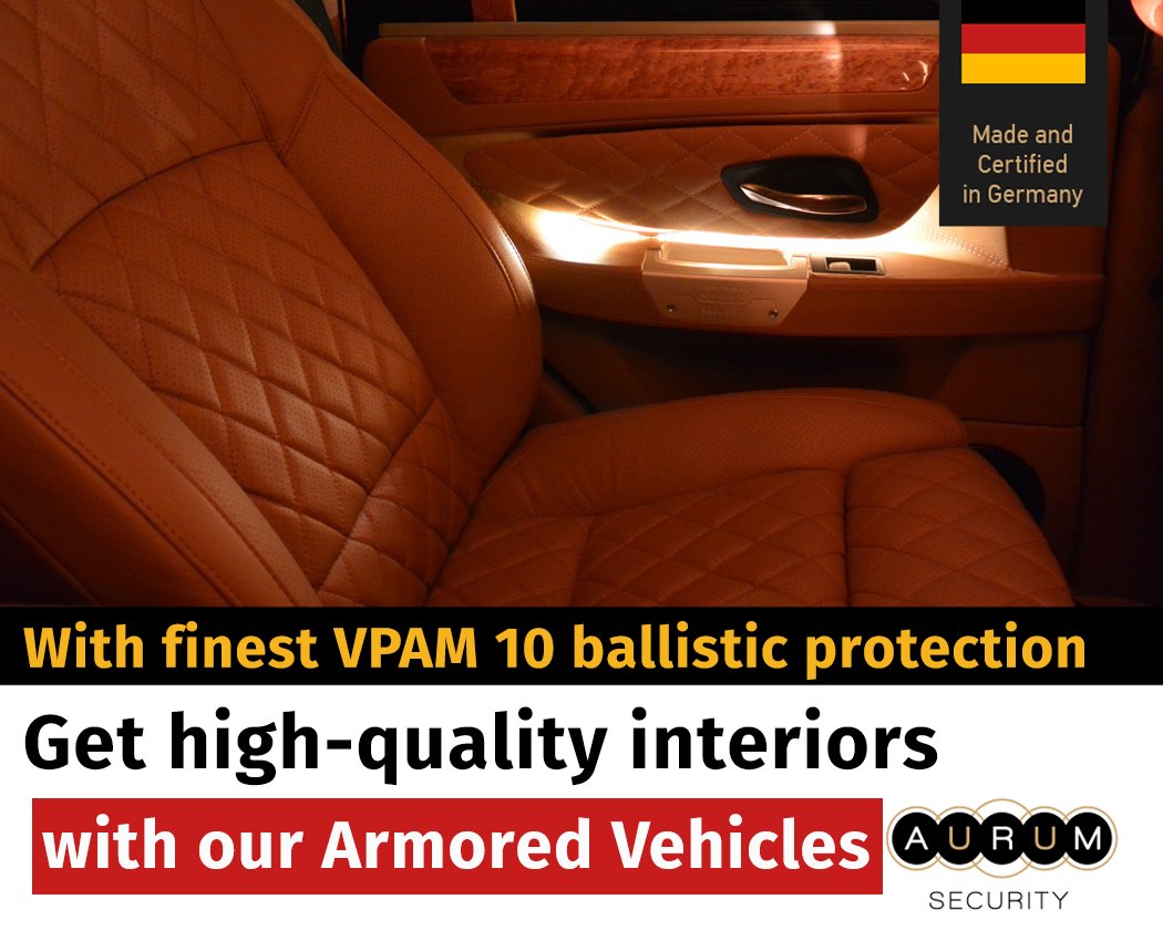 AurumSecurity's tweet photo. With finest VPAM 10 ballistic protection get high-quality interiors with our Armored Vehicles
https://t.co/Xd6VWnE5rt
#aurumsecurity https://t.co/zIYQXlQ0tO
