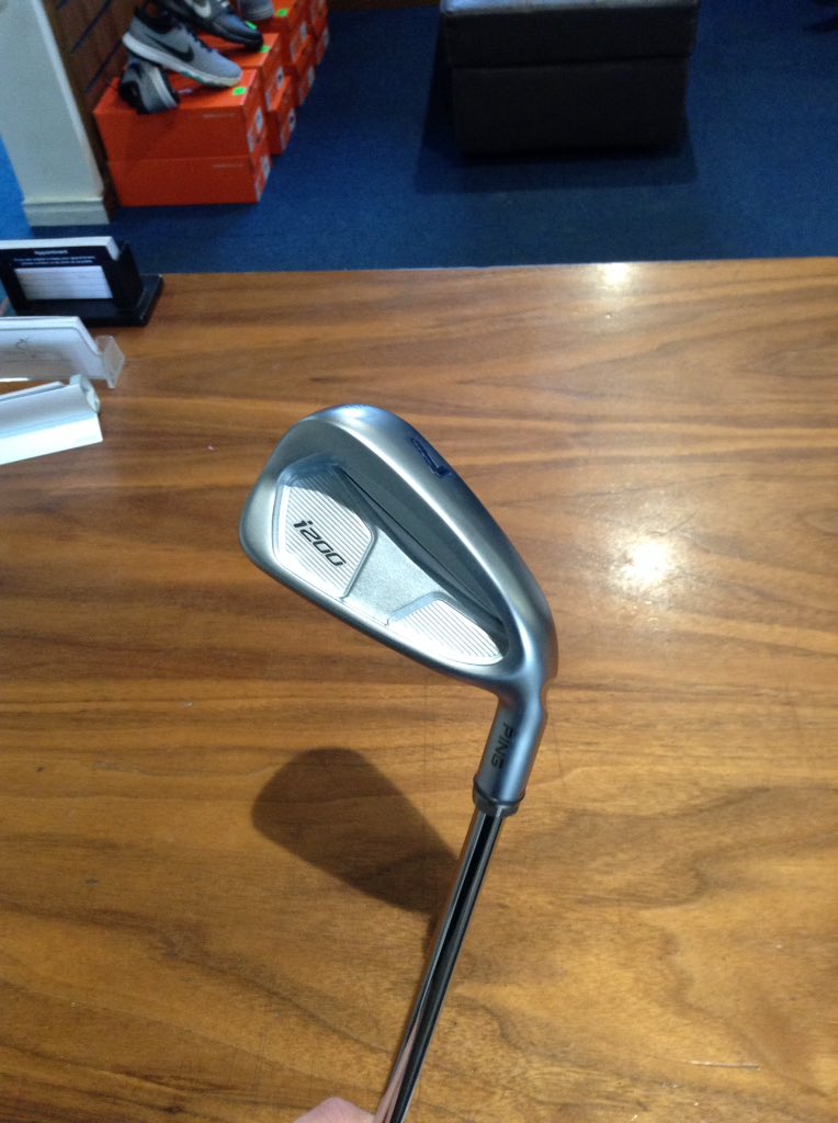 ToftProShop's tweet image. The new @PINGTourEurope I200 irons are now available for custom fitting.