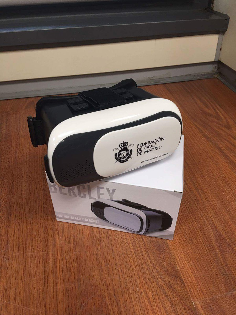 Fedgolfmadrid's tweet image. NUEVO CONCURSO! HAZ RT para poder optar a estas GAFAS DE REALIDAD VIRTUAL con el logo de la Federación! SUERTE! :D