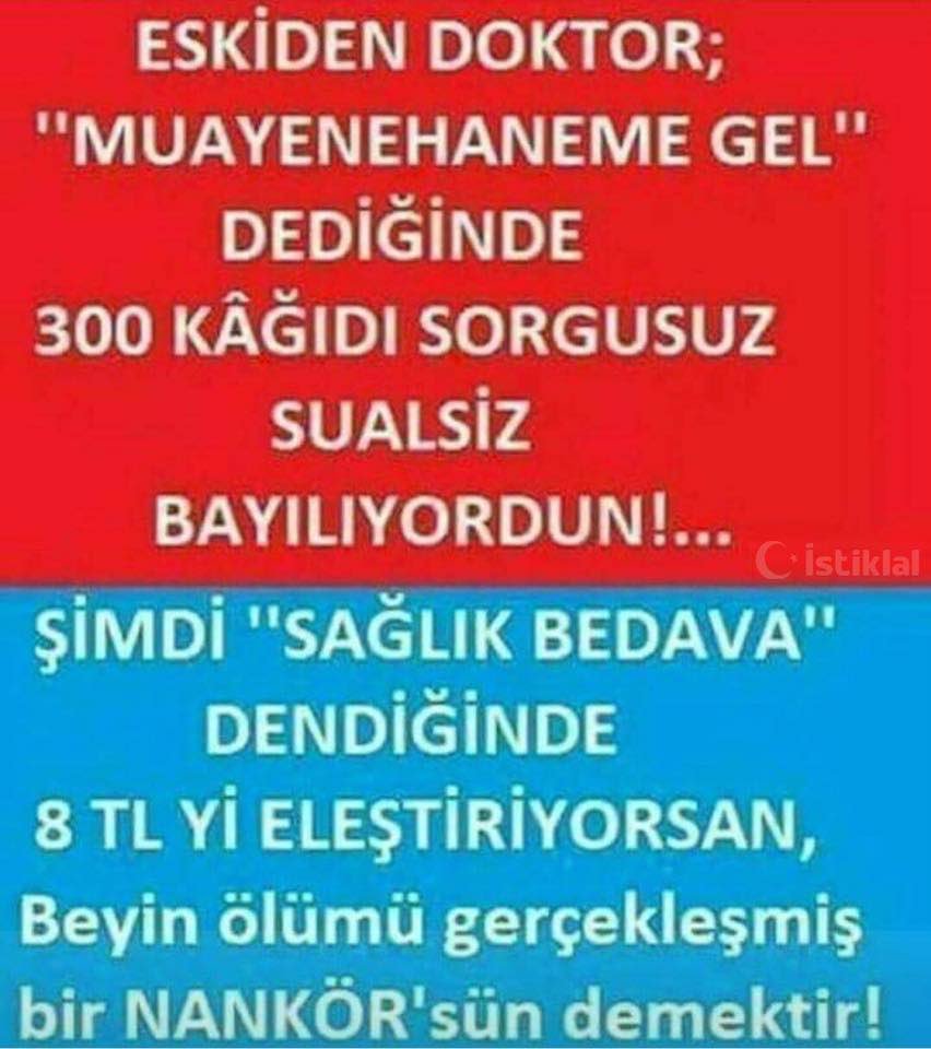 Yapılan hizmetten memnun olamazlar alışmamışlar ki hizmete üçüncü sınıf vatandaş muamelesi gördüğü günleri bu gün yarın gelden anlarlar