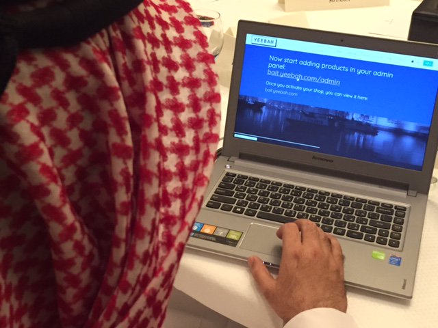 MOTQatar's tweet photo. Most successful #SMEs have an online presence. Our attendees are having an experiance to create their online shop now #DigitalTransformation https://t.co/xSFHTgdV0o