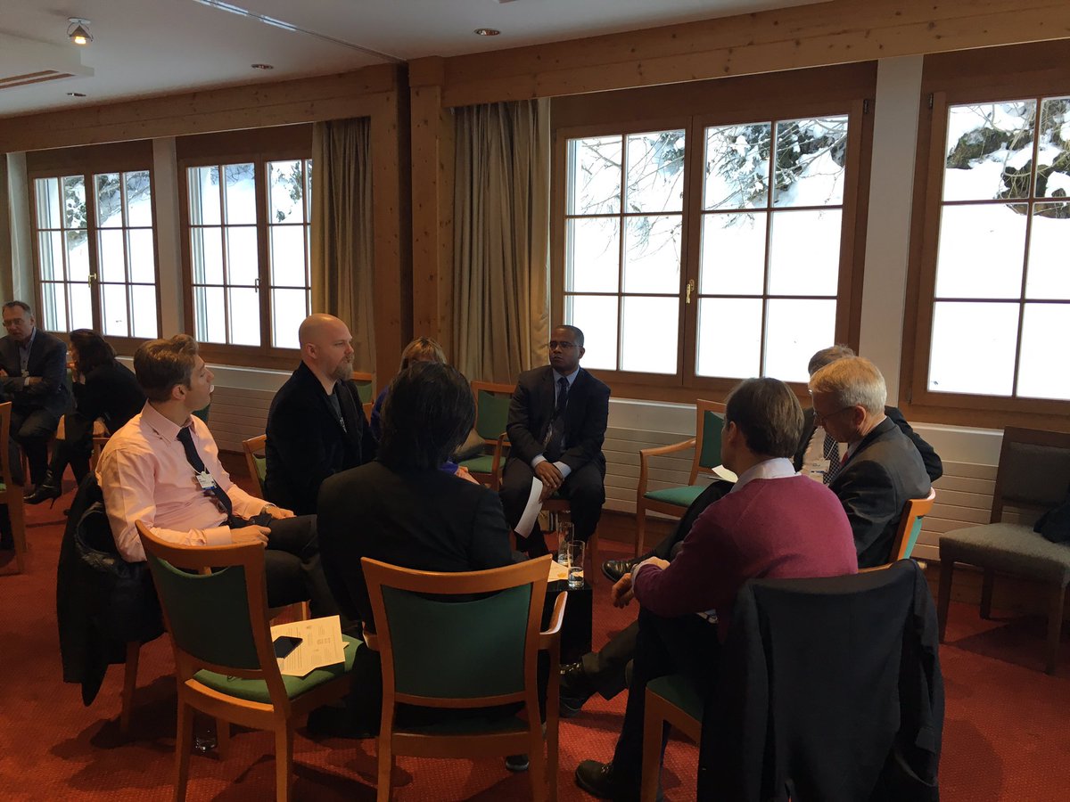 rjmcwaters's tweet photo. #wef17 discussion on FIntech innovation is off to a strong start! https://t.co/fBFEQ8W4Az