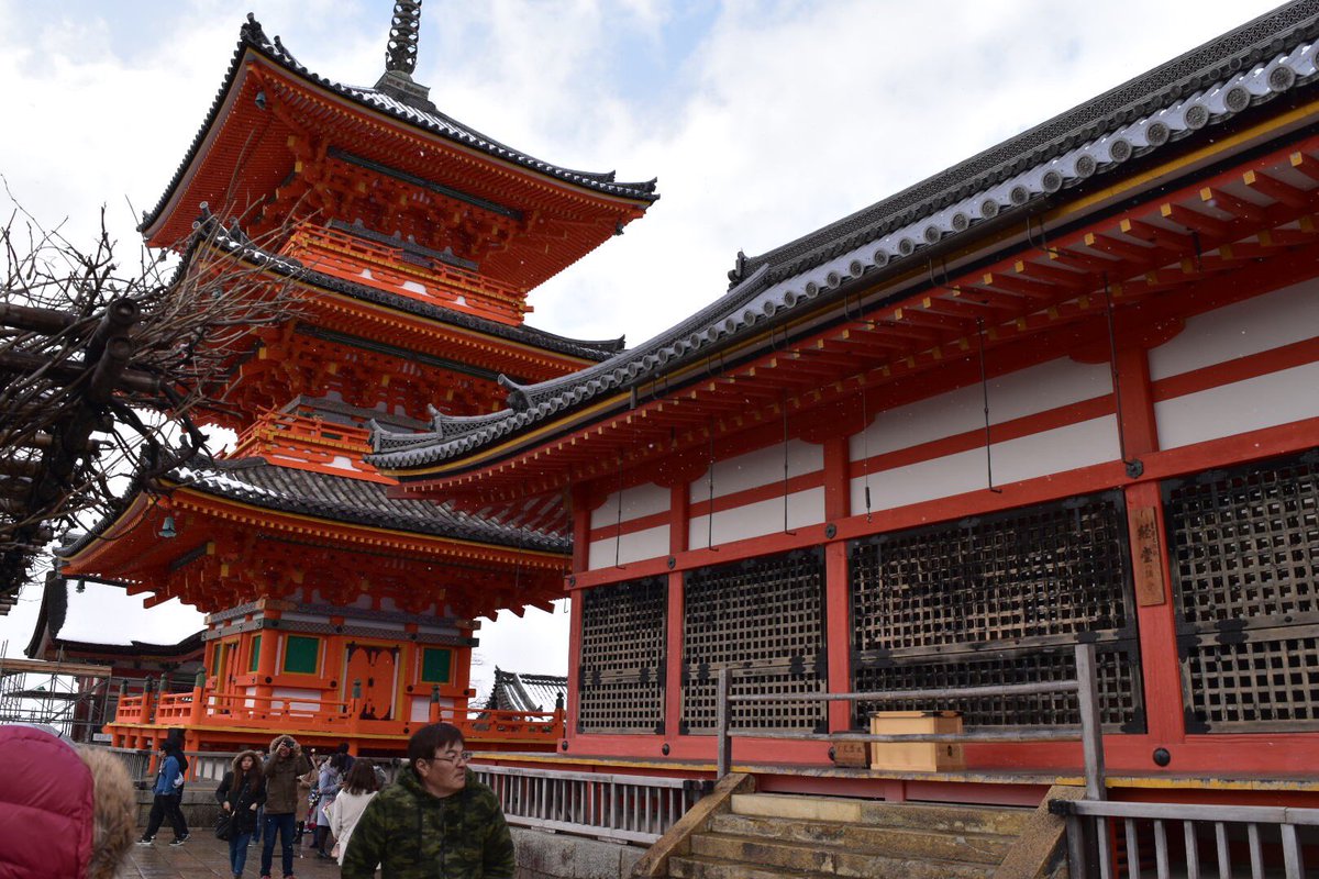 XabaC77's tweet photo. 清水寺
遠くのもの���ピンぼけするコツ(わかりにくくてすいません。)を誰か教えてください！
まだ全然カメラ使いこなせてないや......
#写真好きな人と繋がりたい 
#清水寺 #カメラ初心者 #一眼レフコツ https://t.co/oDAwBCi5dA
