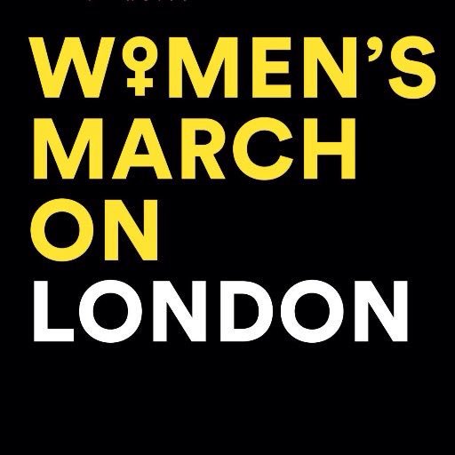 London women's anti-Trump march, 21 January