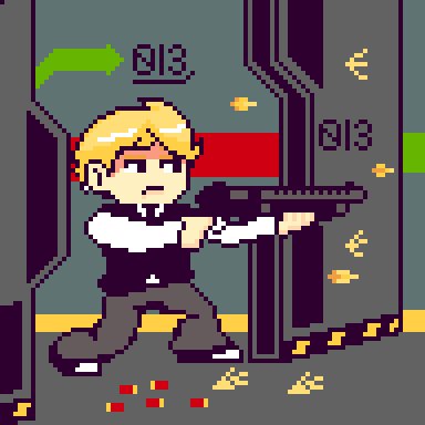 johnbas26's tweet image. Arcade Shiro (My OC)  #dotpict