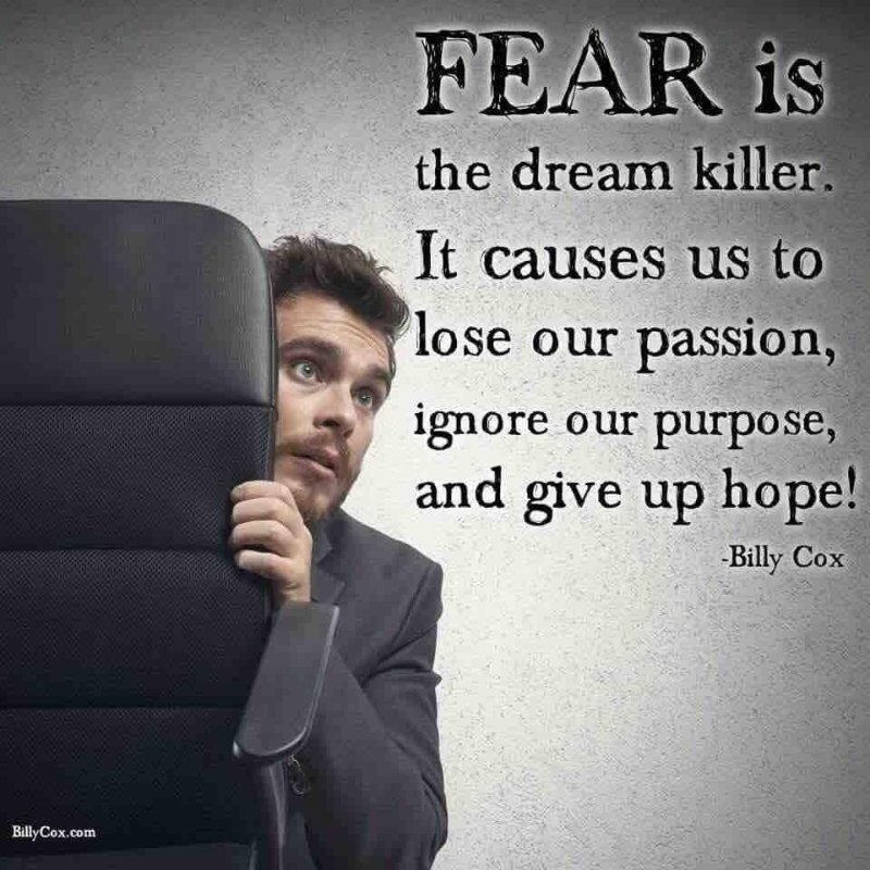 IAENetwork's tweet photo. Wherever you go, fear will find you.  Come out and face it, for your dream is so much bigger. #BeMore Billy Cox Motivation https://t.co/kGRG5C7oyC