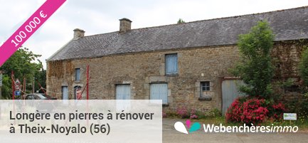 webencheres_'s tweet photo. Vente à venir sur Webenchèresimmo : Longère en pierres à rénover à Theix-Noyalo (56) Mise à prix : 100 000 € https://t.co/cHlnbMWr7X https://t.co/Q7NJzQgGKz