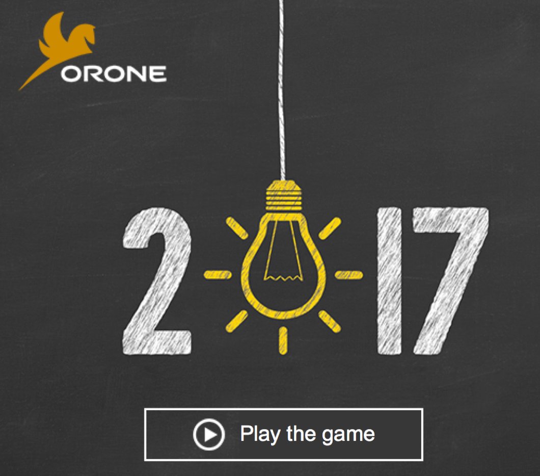 OroneCom's tweet photo. PLAY THE GAME https://t.co/Kqjb0o1Nir
Orone vous présente ses meilleurs vœux pour cette nouvelle année ! https://t.co/rnSnK5xyuf