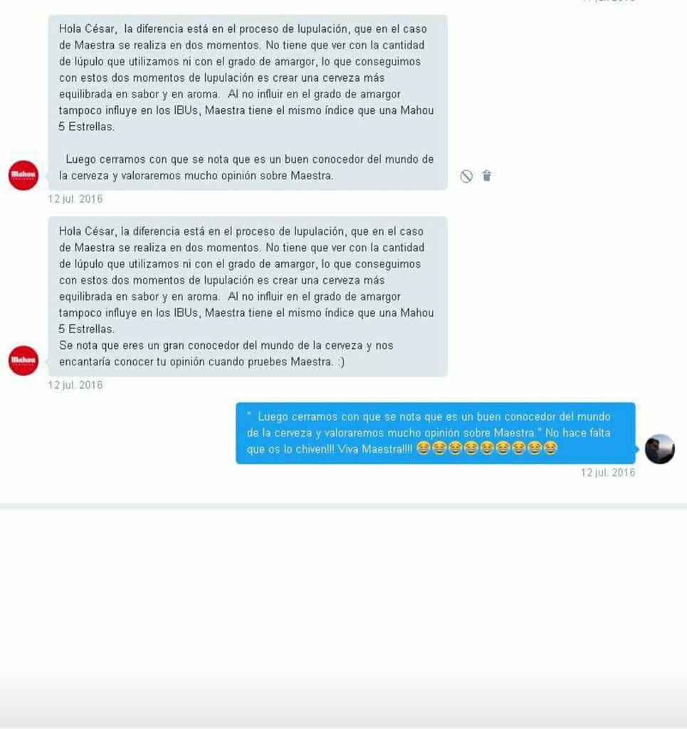 Nos hacen falta unas clases del CM de <a href="/mahou_es/">Mahou</a> de cómo darle rosca a los clientes...