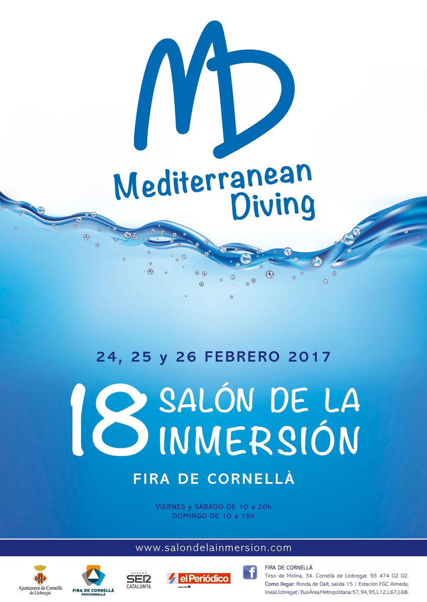 MarineVisionSL's tweet photo. Visítanos en el próximo Salón de la Inmersión @meddiving del 24 al 26 de febrero. Stand 123-124. Más información en https://t.co/GcPk3FQZSF https://t.co/VtAfPAdL78