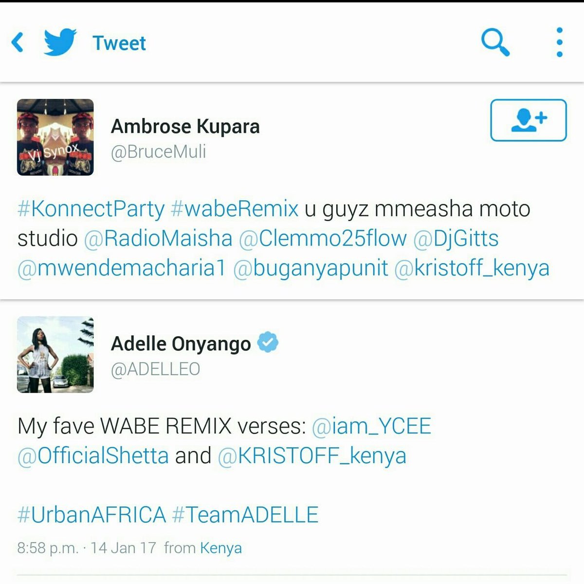 DjJoeMfalme's tweet photo. Have you listened to the #WabeRemix ? π https://t.co/PPF30obhHK https://t.co/a3VoSov5iK