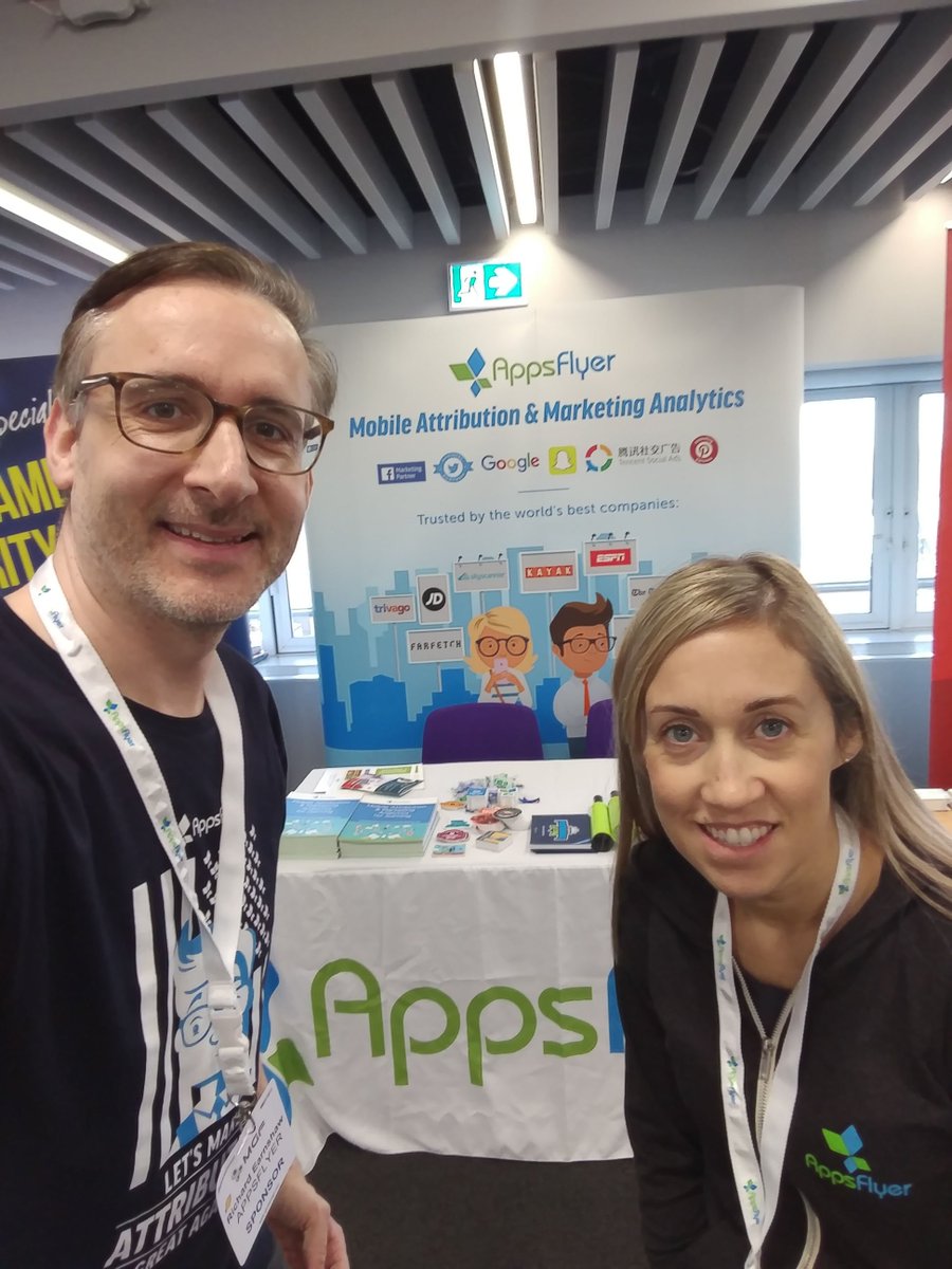 AppsFlyer's tweet photo. Come say hi to the AppsFlyer Team at Booth 7 at #MGF2017! Learn more about how we can help your bottom line! https://t.co/cx4AEzKvvG
