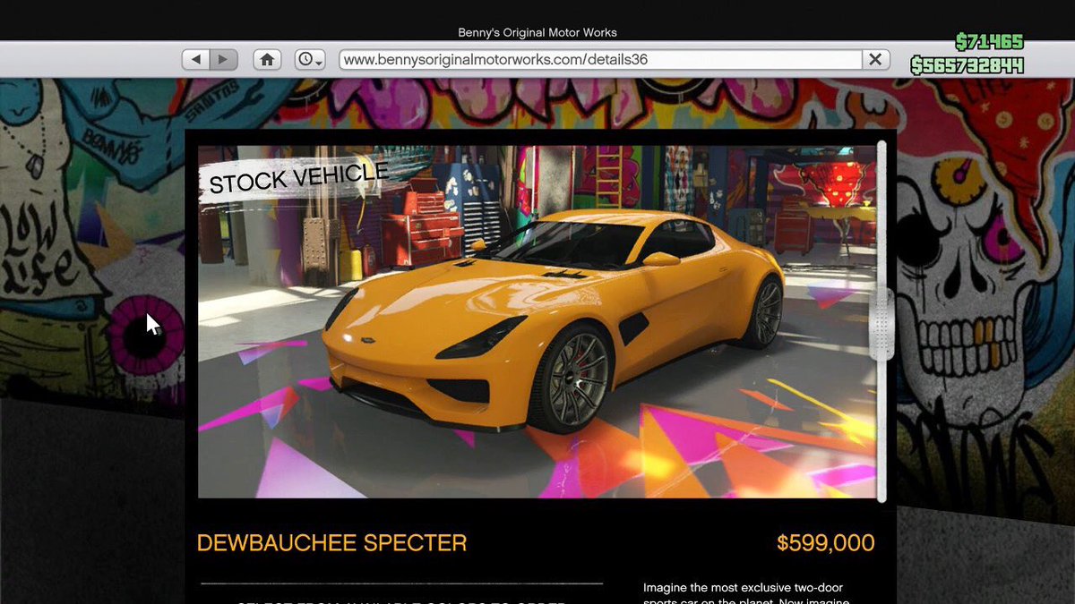GTAonlineNews's tweet image. NEWS: The Dewbauchee Specter is now available in #GTAOnline. Price $599,000 (📸 @AlmightyGamerYT)