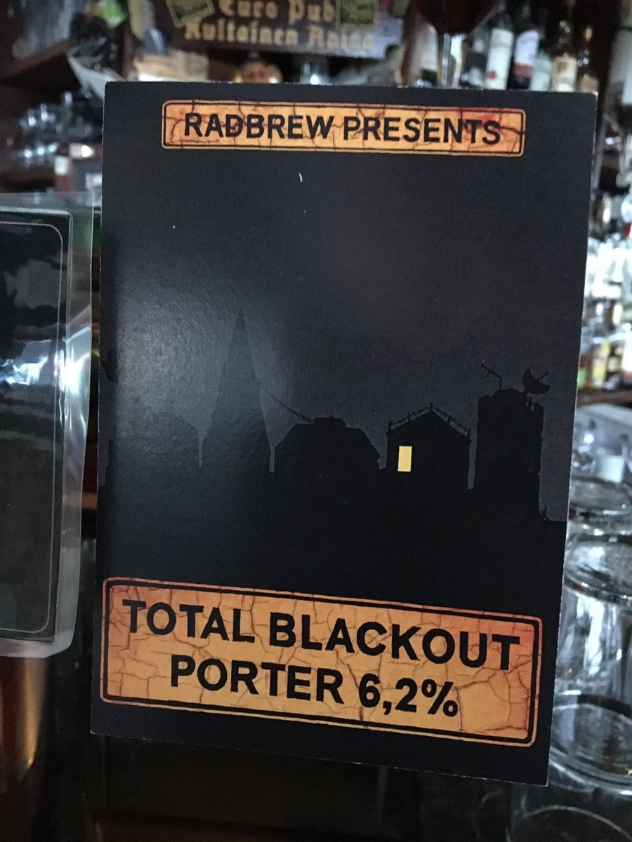 KultainenApina's tweet photo. Nyt hanasta Radbrewin Total Blackout Porter, tänään myös tietovisa klo 21.39! #radbrew #olut #tampere #hervanta #visa #pubkultainenapina https://t.co/Csj1IhpRla