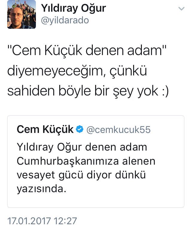 Halil_Bayrakli's tweet photo. 🕋🇹🇷
Sn CUMHURBAŞKANIMIZA laf eden sözde adam bu MİLLETTEN itibar görmez.
Unutulmaya mahkumsunuz
@cemkucuk55 
@yildarado 👈yazık size https://t.co/ycY72UuasG
