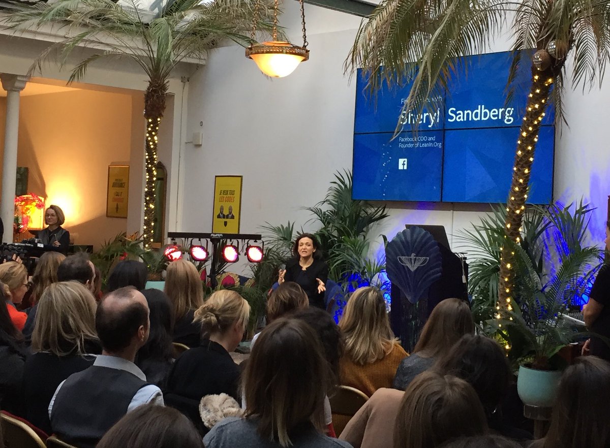 EtClaude's tweet photo. Hearing @sherylsandberg saying how great it is to be among so many talented women entrepreneurs, agree ! #TheFamily https://t.co/lx1I8xCkZ7