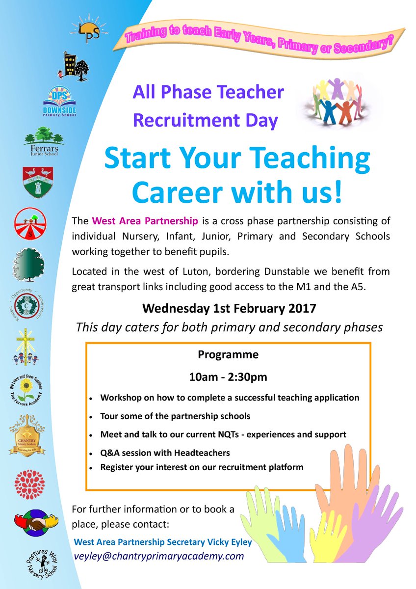 Calling all teachers! We've got a great careers event happening next month - come along and see why West is Best!