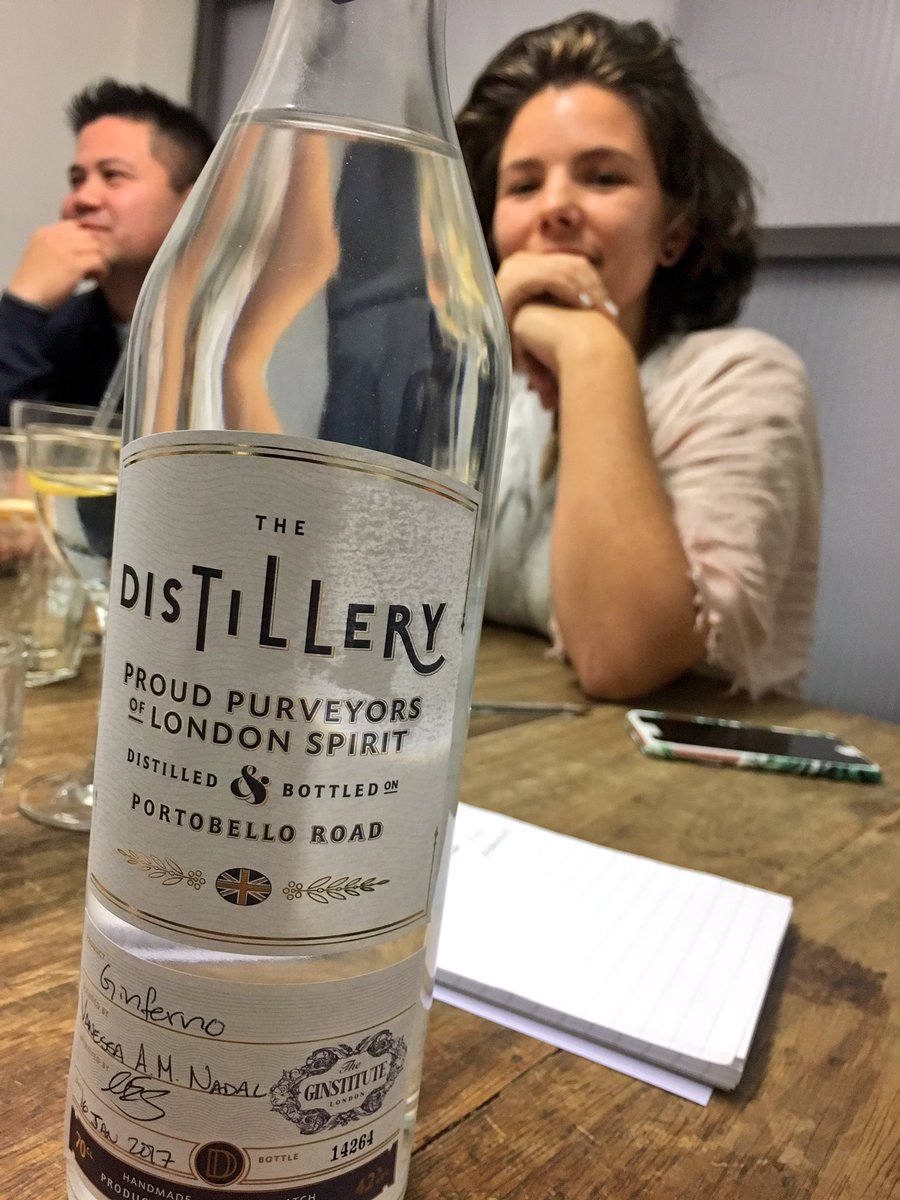 Lin_Manuel's tweet photo. When your wife is a chemical engineer, you MAY spend your bday at a distillery learning about & making your own gin. It was so fun. https://t.co/McPjG7fgoT