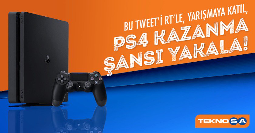 Teknosa's tweet photo. Seni en çok zorlayan konsol oyununu nedenleriyle birlikte #Teknosa etiketiyle yaz, bu tweet'i RT'le, PS4 kazanma şansı yakala! https://t.co/FNkSuXVETG