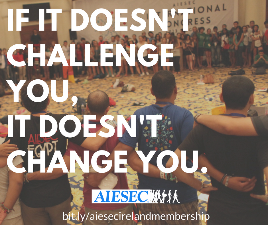 AIESEC_Ireland's tweet photo. Find your next challenge and join the world's largest student-run organisation. Join your local AIESEC chapter at https://t.co/KkRJuwwoZ7 https://t.co/vs8NrKRHbJ