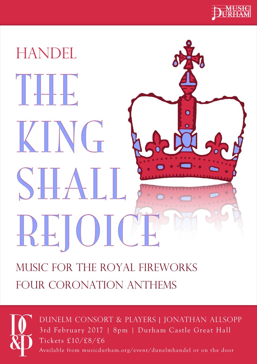 Delighted to properly launch our all-#Handel affair on the 3rd February! Tickets from musicdurham.org/event/dunelmha… <a href="/musicdurham/">Music in Durham</a> <a href="/DurhamMusicSoc/">Music Durham</a>